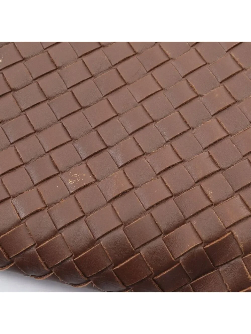 Bottega Veneta Shoulder Bag Intrecciato Brown Leather